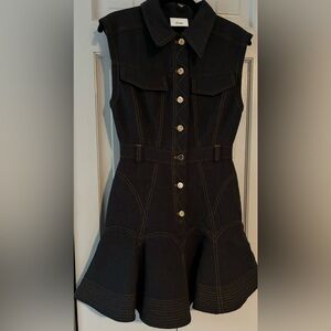 Acler Black Mini Dress